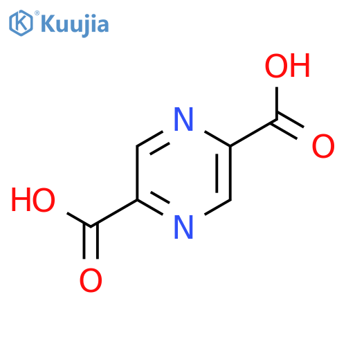 Pyrazine-2,5-dicarboxylic acid structure