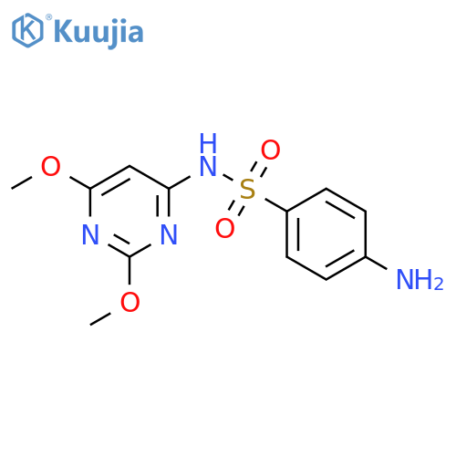Sulfadimethoxine structure