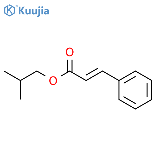 2-Propenoic acid, 3-phenyl-, 2-methylpropyl ester structure