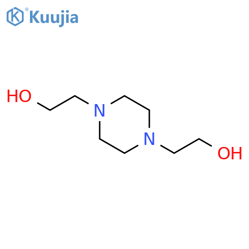 1,4-Piperazinediethanol structure