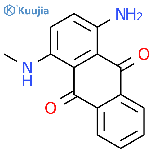 1-Amino-4-(methylamino)anthracene-9,10-dione structure