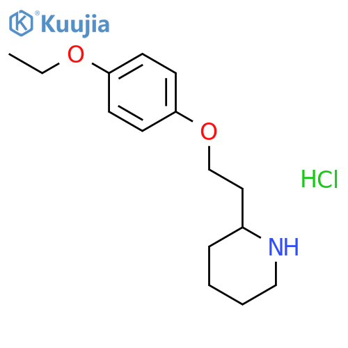 2-2-(4-Ethoxyphenoxy)ethylpiperidinehydrochloride structure