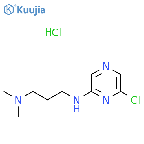 N1-(6-Chloro-2-pyrazinyl)-N3,N3-dimethyl-1,3-propanediamine hydrochloride structure