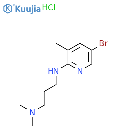 N1-(5-Bromo-3-methyl-2-pyridinyl)-N3,N3-dimethyl-1,3-propanediamine hydrochloride structure