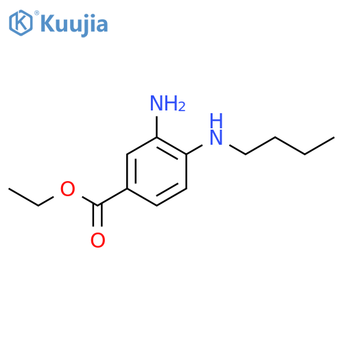 Ethyl 3-amino-4-(butylamino)benzoate structure