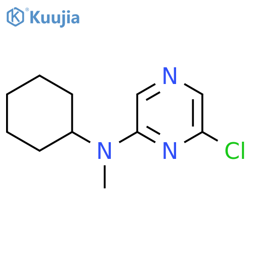 6-Chloro-N-cyclohexyl-N-methyl-2-pyrazinamine structure