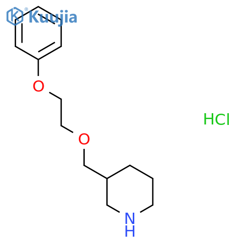3-(2-Phenoxyethoxy)methylpiperidinehydrochloride structure