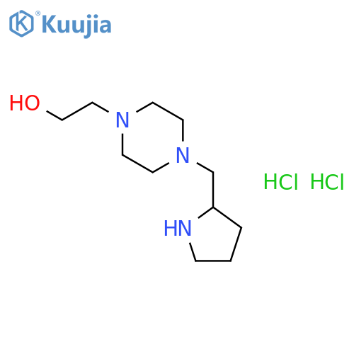 2-4-(2-Pyrrolidinylmethyl)-1-piperazinyl-1-ethanol Dihydrochloride structure