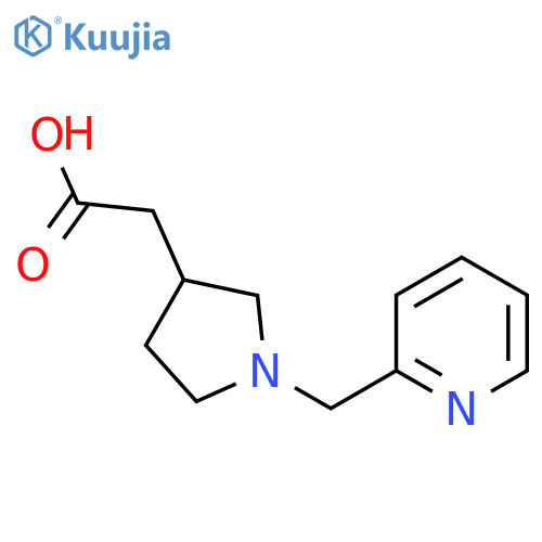 2-[1-(2-Pyridinylmethyl)-3-pyrrolidinyl]-acetic acid structure