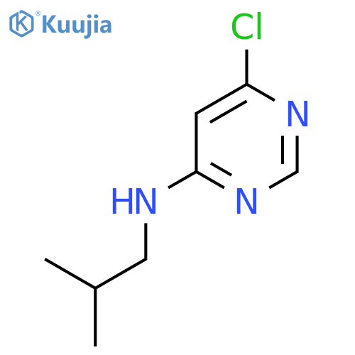 6-chloro-N-(2-methylpropyl)pyrimidin-4-amine structure