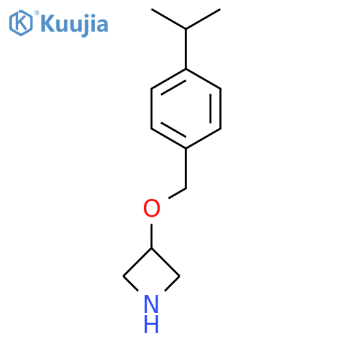 3-[(4-Isopropylbenzyl)oxy]azetidine structure