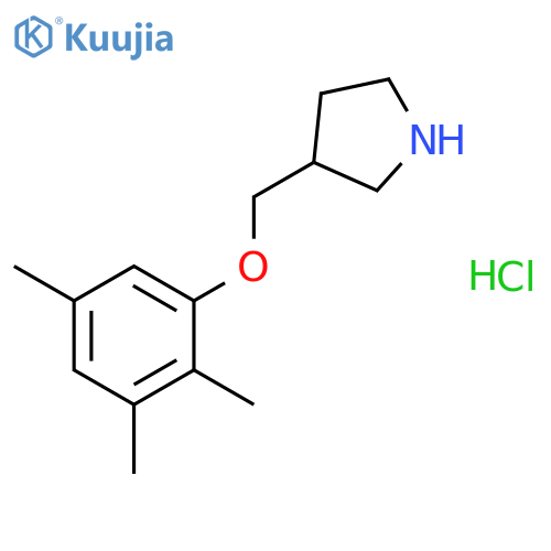3-(2,3,5-Trimethylphenoxy)methylpyrrolidinehydrochloride structure