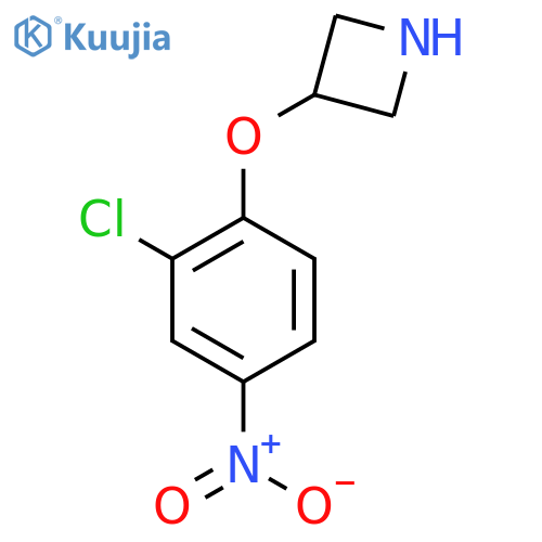 3-(2-Chloro-4-nitrophenoxy)azetidine structure