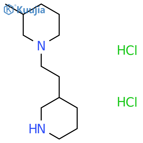 3-Methyl-1-2-(3-piperidinyl)ethylpiperidinedihydrochloride structure