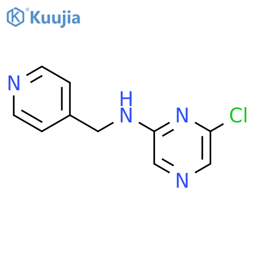 6-Chloro-N-(4-pyridinylmethyl)-2-pyrazinamine structure