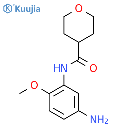 N-(5-Amino-2-methoxyphenyl)tetrahydro-2H-pyran-4-carboxamide structure