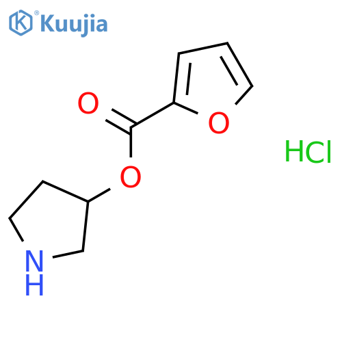 3-Pyrrolidinyl 2-furoate hydrochloride structure