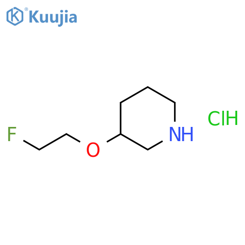 2-Fluoroethyl3-piperidinylether Hydrochloride structure