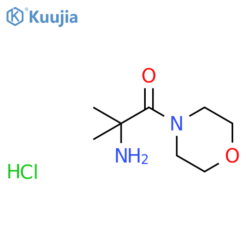 2-Amino-2-methyl-1-(morpholin-4-yl)propan-1-one Hydrochloride structure