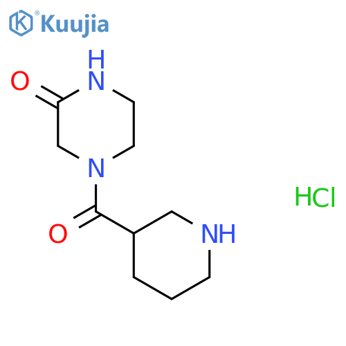 4-(3-Piperidinylcarbonyl)-2-piperazinonehydrochloride structure