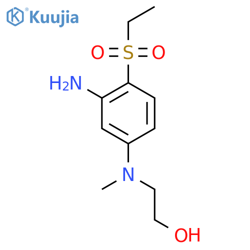 2-3-Amino-4-(ethylsulfonyl)methylanilino-1-ethanol structure