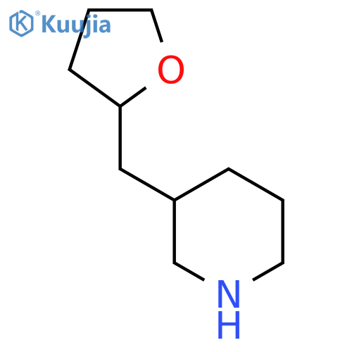 3-(oxolan-2-yl)methylpiperidine structure