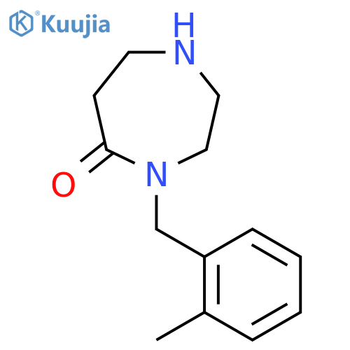 4-(2-Methylbenzyl)-1,4-diazepan-5-one structure