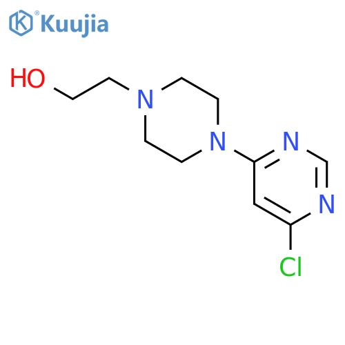 2-(4-(6-chloropyrimidin-4-yl)piperazin-1-yl)ethan-1-ol structure
