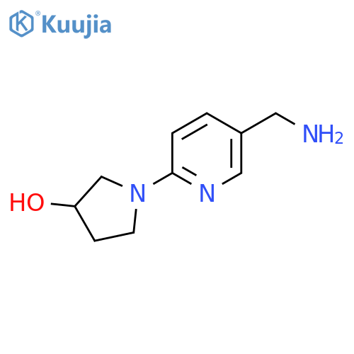 1-(5-(Aminomethyl)pyridin-2-yl)pyrrolidin-3-ol structure
