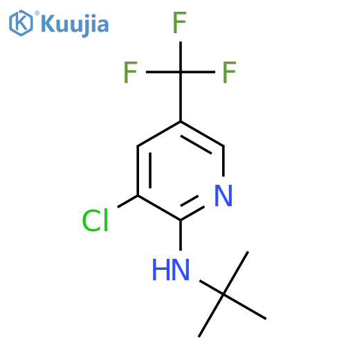 N-(Tert-butyl)-3-chloro-5-(trifluoromethyl)-2-pyridinamine structure