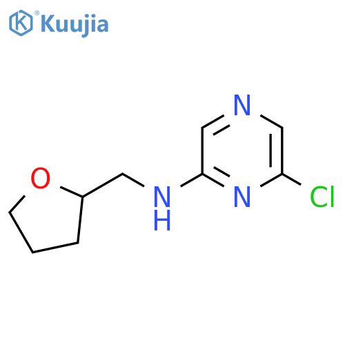 6-Chloro-N-(tetrahydro-2-furanylmethyl)-2-pyrazinamine structure