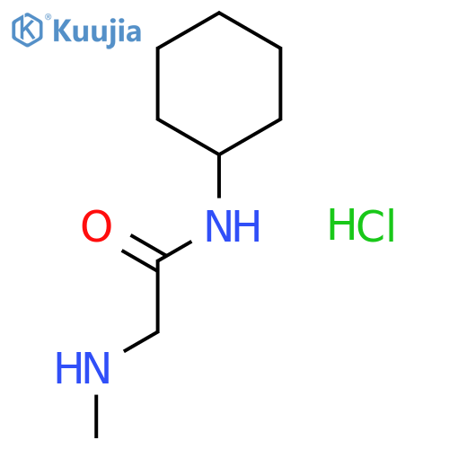 N-Cyclohexyl-2-(methylamino)acetamidehydrochloride structure