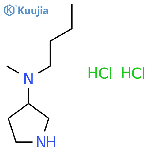 N-Butyl-N-methyl-3-pyrrolidinamine dihydrochloride structure