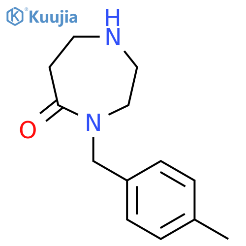 4-(4-Methylbenzyl)-1,4-diazepan-5-one structure