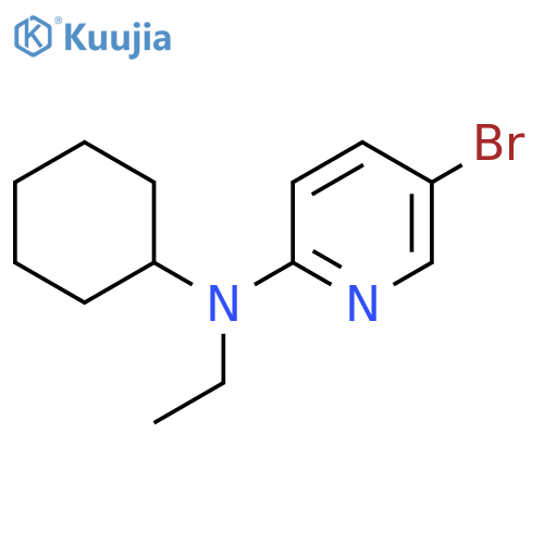 N-(5-Bromo-2-pyridinyl)-N-cyclohexyl-N-ethylamine structure