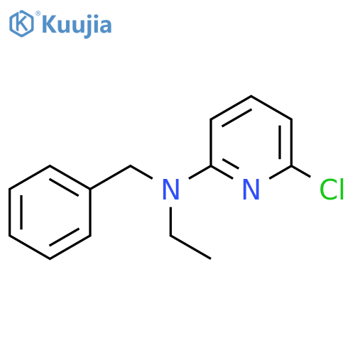 N-Benzyl-6-chloro-N-ethyl-2-pyridinamine structure