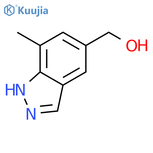 (7-Methyl-1h-indazol-5-yl)-methanol structure
