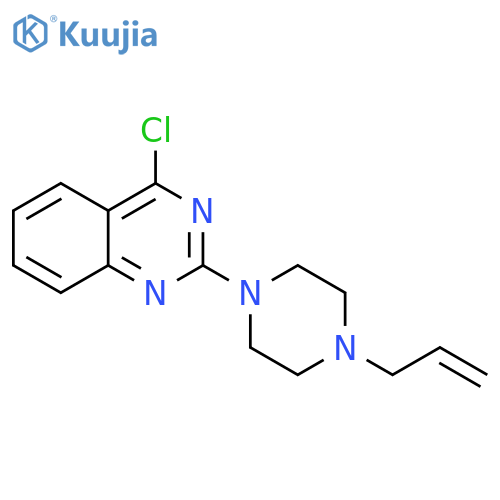 Quinazoline, 4-chloro-2-[4-(2-propen-1-yl)-1-piperazinyl]- structure