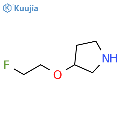 3-(2-fluoroethoxy)pyrrolidine structure