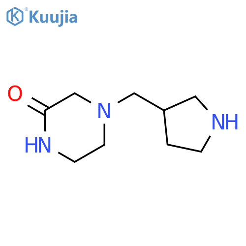 4-(pyrrolidin-3-yl)methylpiperazin-2-one structure