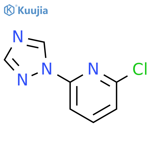 2-Chloro-6-(1H-1,2,4-triazol-1-yl)pyridine structure