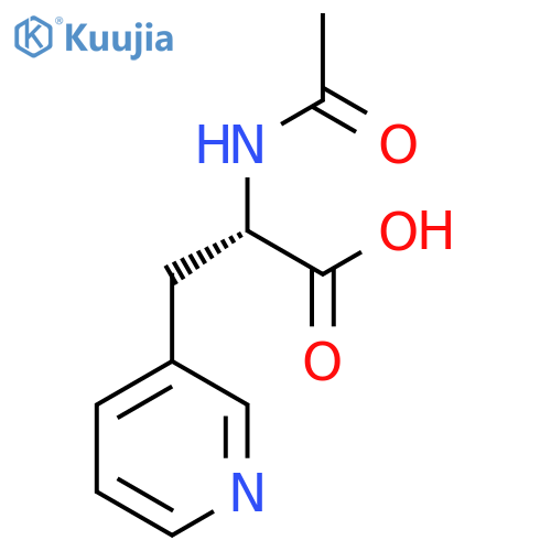(2S)-2-Acetamido-3-(pyridin-3-YL)propanoic acid structure