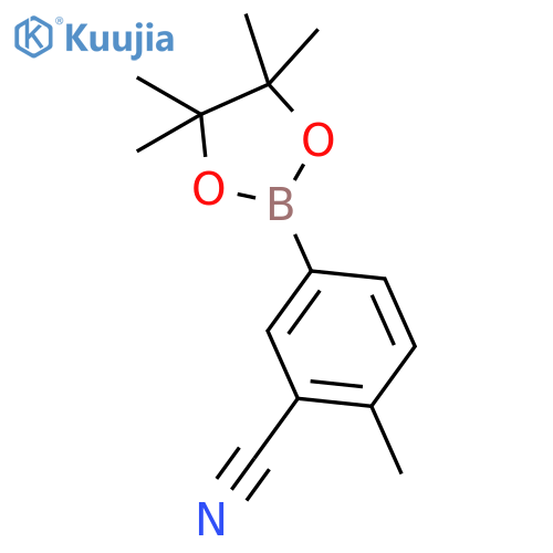 3-Cyano-4-methylphenylboronic acid, pinacol ester structure