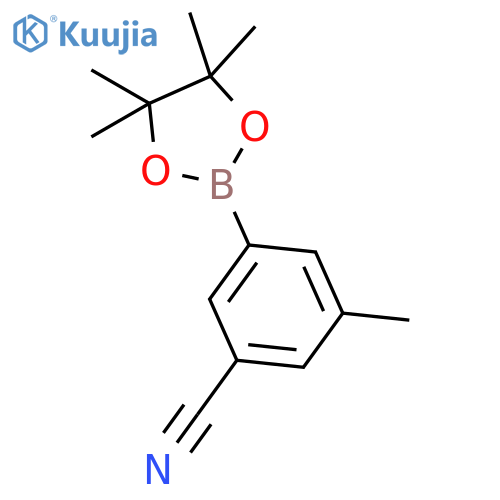 3-Cyano-5-methylphenylboronic acid pinacol ester structure