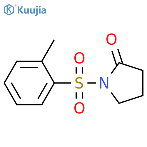 2-PYRROLIDINONE, 1-[(2-METHYLPHENYL)SULFONYL]- structure