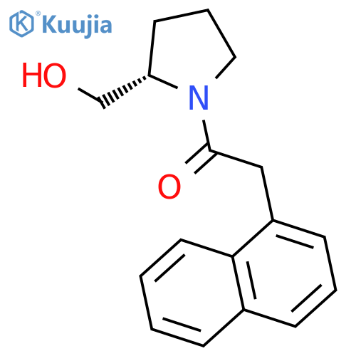 2-Pyrrolidinemethanol, 1-(2-naphthalenylacetyl)-, (S)- structure