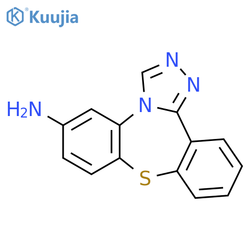Dibenzo[b,f]-1,2,4-triazolo[4,3-d][1,4]thiazepin-6-amine structure