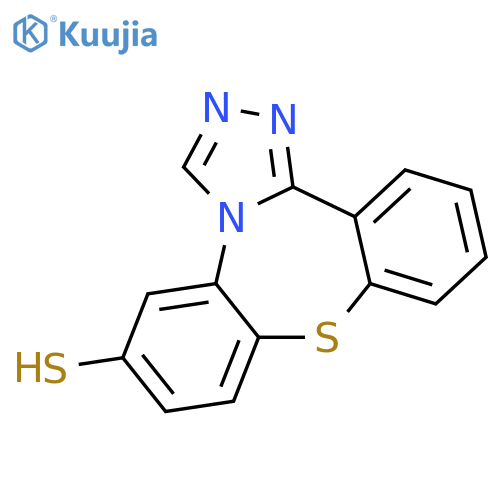 Dibenzo[b,f]-1,2,4-triazolo[4,3-d][1,4]thiazepine-6-thiol structure