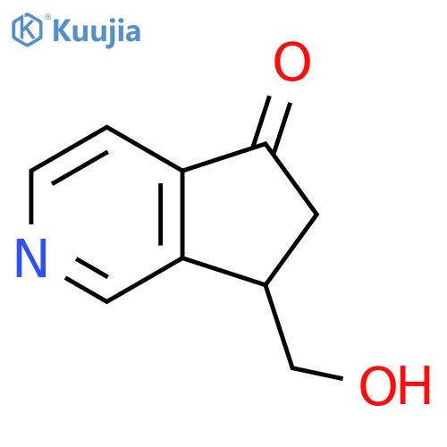 6,7-dihydro-7-(hydroxymethyl)-5H-Cyclopenta[c]pyridin-5-one structure