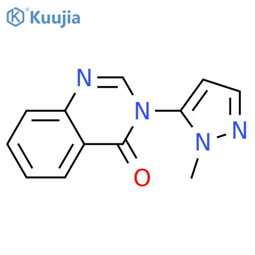 4(3H)-Quinazolinone,3-(1-methyl-1H-pyrazol-5-yl)- structure
